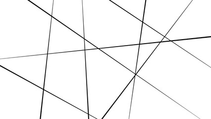 Random geometric line pattern on a transparent background. Random line low poly pattern. abstract seamless line vector. 