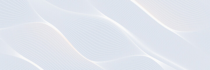 Premium background design with white line pattern (texture) in luxury pastel colour. Abstract horizontal vector template for business banner, formal backdrop, prestigious voucher, luxe invite