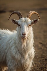 Fototapeta premium Goats are intelligent, adaptable farm animals raised for milk, meat, fiber, and companionship worldwide.