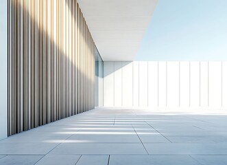 Fototapeta premium empty room with white walls