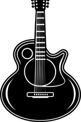 Fototapeta premium acoustic guitar vector illustration