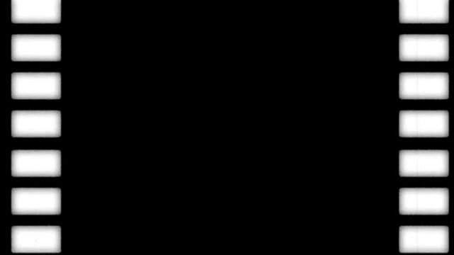 Black reto old movie film frame 4k