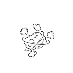 hand drawn comic bombs and explosions