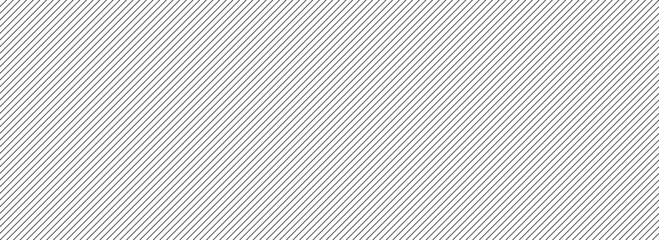 Thin slash line seamless pattern. Repeated fine diagonal lines background. Pinstripe linear wallpaper. Abstract tilted slanted stripes backdrop. Repeating oblique strip texture overlay. Vector