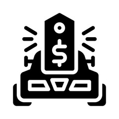 price tag glyph icon