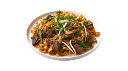 Delicious Beef Chow Fun Stir Fry Noodles Chinese Food Recipe