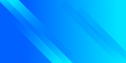 Fototapeta premium Abstract blue background with diagonal lines. Dynamic shapes composition. Vector illustration