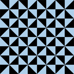 Abstract geometric pattern in cleam blue. Minimalist and elegant vector design, perfect for fashion, stationery, interior decor, and contemporary graphic projects.