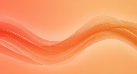 Abstract orange wave background design image