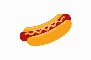 hot dog vector illustration
