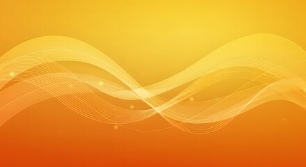 Abstract orange and yellow wave background design