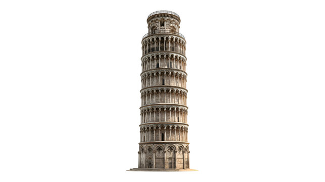 The Leaning Tower of Pisa iconic Italian landmark architecture wonder