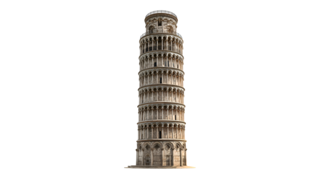 The Leaning Tower of Pisa iconic Italian landmark architecture wonder