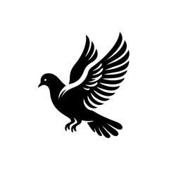 Fototapeta premium pigeon silhouette