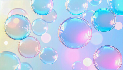 colorful bubbles background