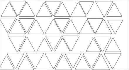 Triangle pattern background vector seamless geometric design wallpaper illustration art on transparent background