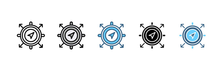 Sales Icons Collection with location icons. Contains map, map pin, gps, destination, direction, distance, place, navigation and address icons.