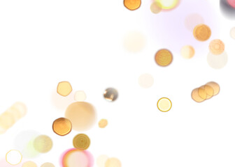 Light leaks photo overlay effect, camera lens flare effect on transparent background