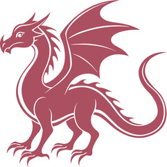 vector image of a dragon