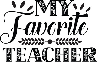 World Teachers' Day Typography Design