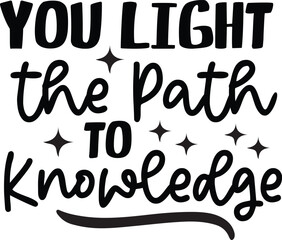 World Teachers' Day Typography Design