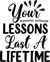 World Teachers' Day Typography Design