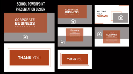 Slide presentation template,Vector infographics,flyer and leaflet, corporate report, marketing, advertising, annual report, banner, business presentation template design.