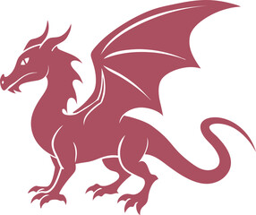red dragon vector illustration