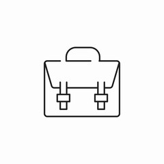 briefcase bag icon sign vector