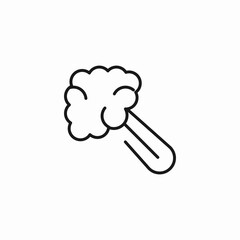 cotton candy stick icon sign vector