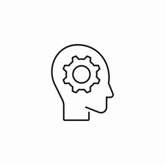 creative thought process  icon sign vector