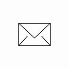 envelope letter icon sign vector