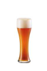 맥주잔에 담긴 시원한 맥주.