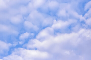 Sky and fluffy clouds