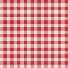 A classic red and light red gingham or flannel check pattern, often associated with picnic blankets, tablecloths, and cozy textiles. 