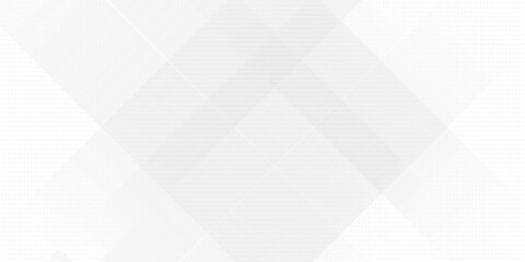 Fototapeta premium Abstract white and grey gradient color with modern geometric background for graphic design element. vector