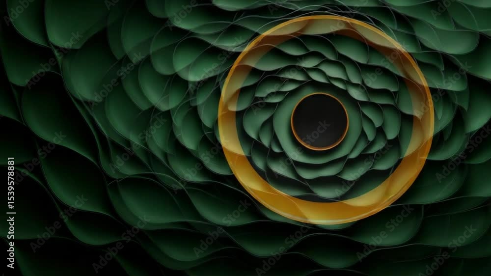 Poster abstract geometric composition: an artistic, eye-catching, geometric abstract with a mesmerizing int