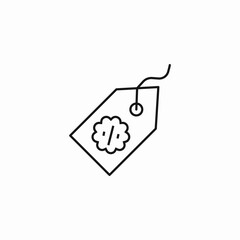 discount price tag icon sign vector