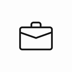 professional briefcase icon icon sign vector