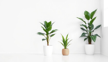Obraz premium Indoor Plants, Home Decor, Greenery, Minimalist Style