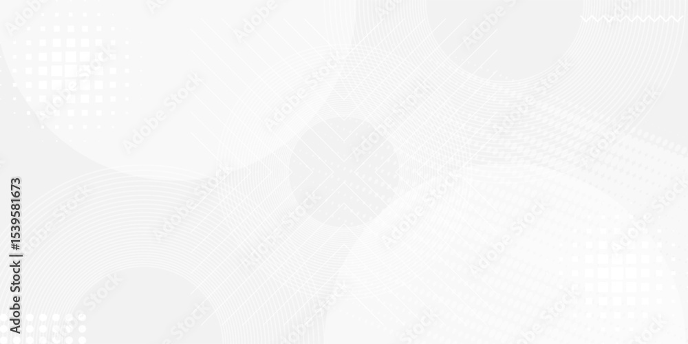 Poster white geometric abstract background overlap layer on bright space with lines effect decoration. mode