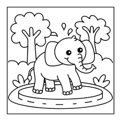 Vector illustration of color pages