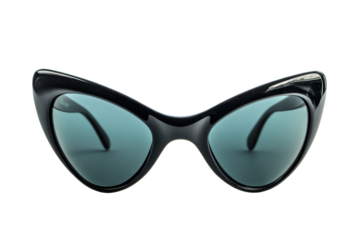 Glamorous full-length view of funky horizontal glasses showcasing a unique cat-eye design, ideal for fashion enthusiasts and style connoisseurs looking to make a statement