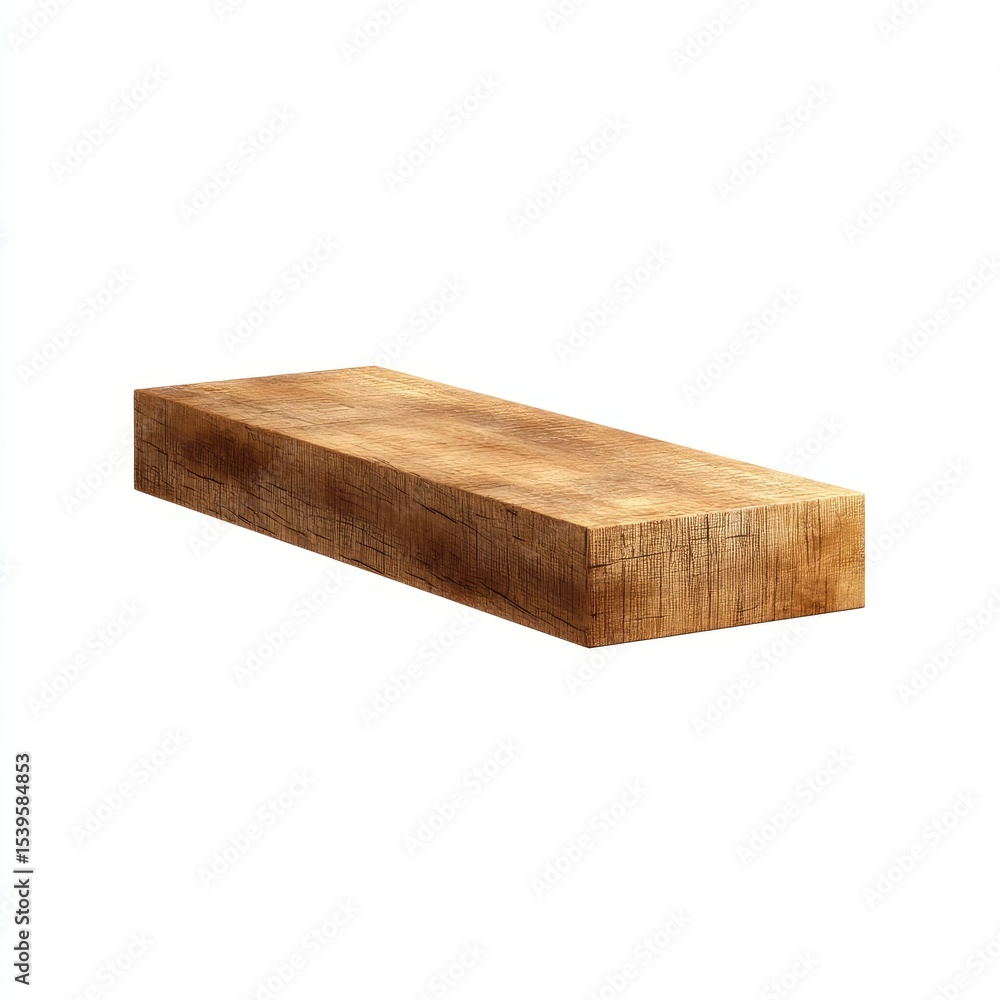 Poster solid wooden block for crafting and design projects