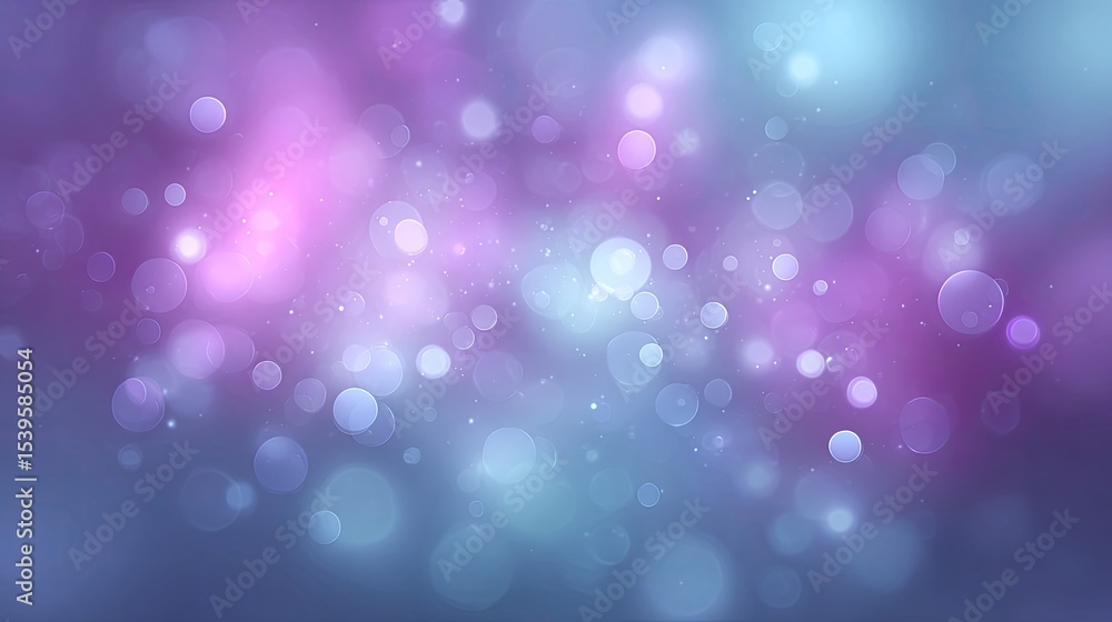 Poster soft bokeh background with colorful lights and dreamy atmosphere