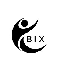 Initial BIX Letter Linked Logo for business and company identity. Modern BIX Letter Logo Vector Template with modern trendy golden logo.

