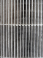 Surface of nylon mesh and filter paper in the dust filter
