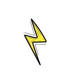 thunderbolt vector element