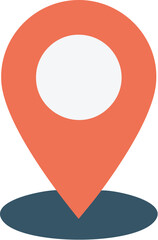 map pointer with pin icon vector 
