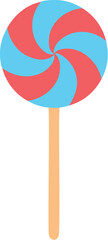 vector illustration of a lollipop